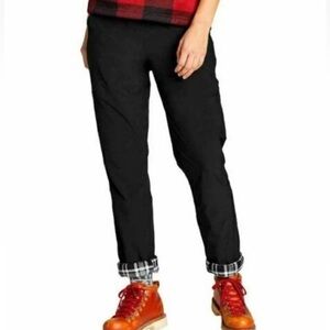 NWT Eddie Bauer Women's Polar Fleece-Lined Pull-On‎ Pants hiking outdoor 12